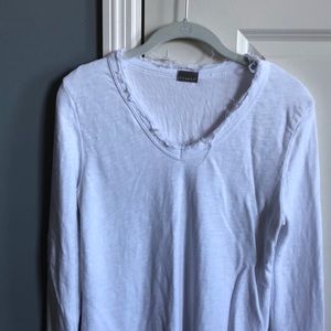 White long sleeve thermal top size M